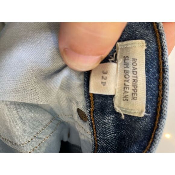 Madewell Roadtripper Slim Boyjeans Aylesbury Wash Women’s Sz 32P - Picture 8 of 12